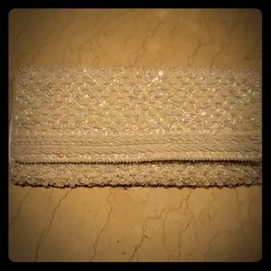 Vintage clutch beaded purse bag